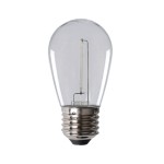 ST45 LED 0,9W E27-GR żarówka LED zielona 26048 Kanlux