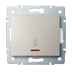 LOGI 02-1140-103 kremowy łącznik schodowy LED 25141 Kanlux