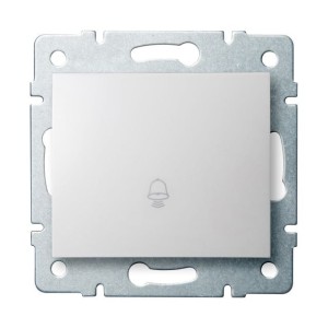 LOGI 02-1030-102 biały łącznik zwierny dzwonek 25071 Kanlux
