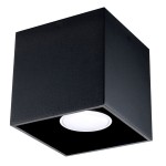 Plafon QUAD 1 czarny SL.0022 Sollux Lighting