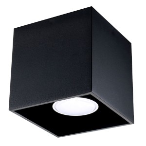 Plafon QUAD 1 czarny SL.0022 Sollux Lighting