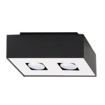 Plafon MONO 2 czarny SL.0071 Sollux Lighting