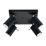 Plafon RING 4 czarny SL.0094 Sollux Lighting