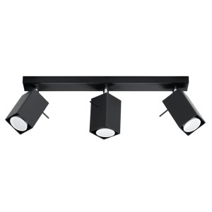 Plafon MERIDA 3 czarny SL.0101 Sollux Lighting