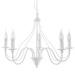 Żyrandol MINERWA 5 biały SL.0214 Sollux Lighting