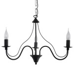 Żyrandol MINERWA 3 czarny SL.0217 Sollux Lighting