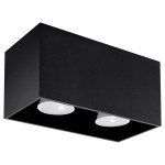 Plafon QUAD MAXI czarny SL.0381 Sollux Lighting