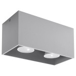 Plafon QUAD MAXI szary SL.0382 Sollux Lighting