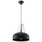 Lampa wisząca CASCO czarna/biała SL.0389 Sollux Lighting