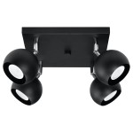 Plafon OCULARE 4 czarny SL.0446 Sollux Lighting