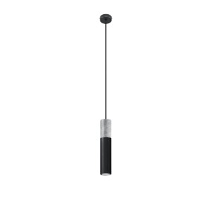 Lampa wisząca BORGIO 1 czarny SL.0650 Sollux Lighting
