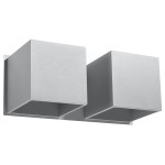 Kinkiet QUAD 2 szary SL.0658 Sollux Lighting