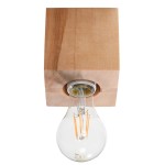 Plafon ARIZ naturalne drewno SL.0675 Sollux Lighting