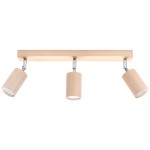 Plafon BERG 3 naturalne drewno SL.0703 Sollux Lighting