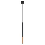 Lampa wisząca MOZAICA 1 czarny/miedź SL.0888 Sollux Lighting