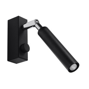 Kinkiet EYETECH 1 czarny SL.0897 Sollux Lighting