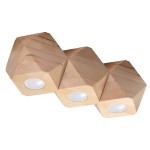 Plafon WOODY 3 naturalne drewno SL.1010 Sollux Lighting