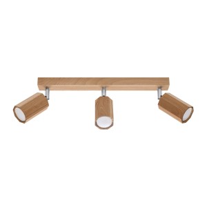 Plafon ZEKE 3 dąb SL.1030 Sollux Lighting