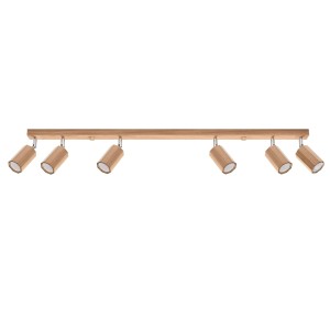 Plafon ZEKE 6 dąb SL.1032 Sollux Lighting