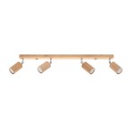 Plafon BERG 4 naturalne drewno SL.1042 Sollux Lighting