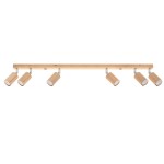 Plafon BERG 6 naturalne drewno SL.1043 Sollux Lighting
