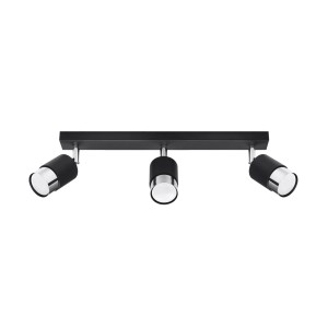 Plafon NERO 3 czarny/chrom SL.1066 Sollux Lighting