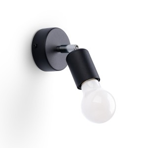 Kinkiet FORNES 1 czarny SL.1120 Sollux Lighting