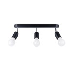 Plafon FORNES 3 czarny SL.1122 Sollux Lighting