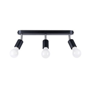 Plafon FORNES 3 czarny SL.1122 Sollux Lighting