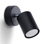 Kinkiet LEMMI 1 czarny SL.1126 Sollux Lighting