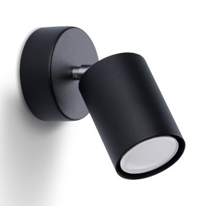 Kinkiet LEMMI 1 czarny SL.1126 Sollux Lighting
