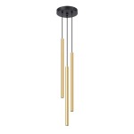 Lampa Wisząca PASTELO 3P złoty połysk SL.1197 Sollux Lighting