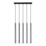 Lampa wisząca PASTELO 5L beton SL.1274 Sollux Lighting