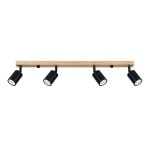 Plafon VERDO 4 czarny SL.1294 Sollux Lighting