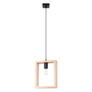 Lampa wisząca ARIES naturalne drewno SL.1310 Sollux Lighting