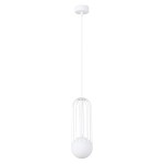 Lampa wisząca BRINA 1 biała SL.1331 Sollux Lighting