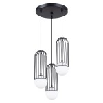 Lampa wisząca BRINA 3P czarna SL.1336 Sollux Lighting