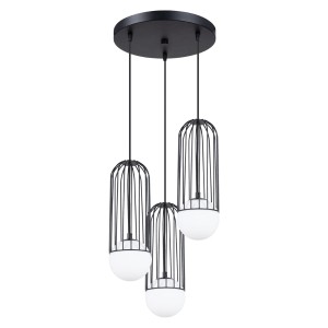 Lampa wisząca BRINA 3P czarna SL.1336 Sollux Lighting