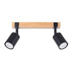 Plafon FAGER 2 czarny SL.1344 Sollux Lighting