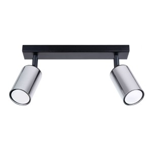 Plafon WINX 2 czarny/chrom SL.1367 Sollux Lighting
