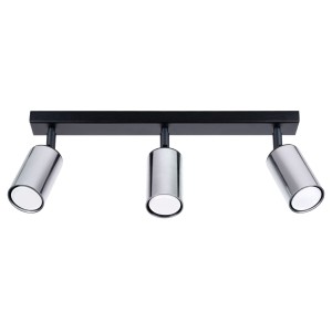 Plafon WINX 3 czarny/chrom SL.1368 Sollux Lighting