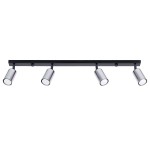 Plafon WINX 4L czarny/chrom SL.1371 Sollux Lighting
