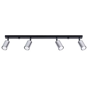 Plafon WINX 4L czarny/chrom SL.1371 Sollux Lighting
