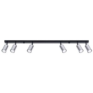 Plafon WINX 6L czarny/chrom SL.1372 Sollux Lighting