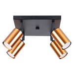 Plafon WINX 4 czarny/miedź SL.1378 Sollux Lighting