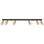 Plafon WINX 6L czarny/miedź SL.1380 Sollux Lighting