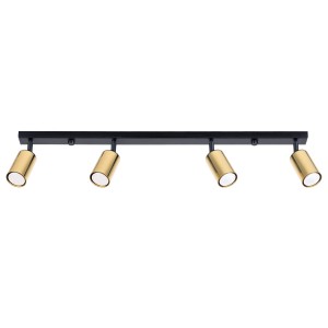 Plafon WINX 4L czarny/złoty SL.1387 Sollux Lighting