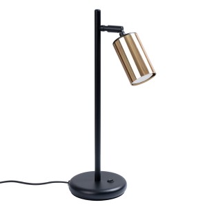 Lampa biurkowa WINX czarny/złoty SL.1389 Sollux Lighting
