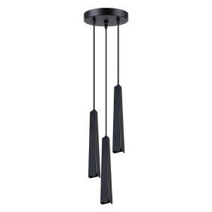 Lampa wisząca PRYSM 3P czarna SL.1401 Sollux Lighting