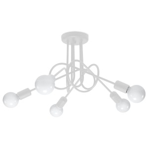 Plafon LOOP 5 biały SL.1432 Sollux Lighting